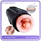 Cốc Leten Gun King Rung Rên Thụt chính hãng - rung nhấp chuyển động đẩy tới và lui tự động, silicone mềm, chất liệu an toàn cho da - giao hàng che tên kín đáo