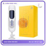 Âm Đạo Đóng Leten A380 Rên Co Bóp Thụt A380 Rên Co Bóp Thụt điều khiển Giọng Nói chính hãng - rung nhấp chuyển động đẩy tới và lui tự động, rung êm không tiếng động, silicone mềm mại - giao 