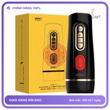 Âm Đạo Leten Thunder 708 Rung Rên Co Bóp chính hãng - silicone mềm mại, chất liệu an toàn cho da, dễ vệ sinh - giao hàng che tên kín đáo