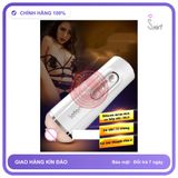 Âm Đạo Leten Thunder 708 Rung Rên Co Bóp chính hãng - silicone mềm mại, chất liệu an toàn cho da, dễ vệ sinh - giao hàng che tên kín đáo