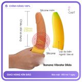 Dương Vật Chuối Moylan Banana Rung Nhiệt chính hãng - 7 chế độ rung, sạc USB, silicone mềm - giao hàng che tên kín đáo