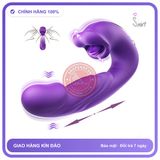 Trứng rung nhấp chuyển động đẩy tới và lui Lưỡi Liếm Evelyn Nhiều Chế Độ chính hãng - rung nhấp chuyển động đẩy tới và lui tự động, chất liệu an toàn cho da, dễ vệ sinh - giao hàng che tên k