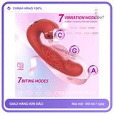 Trứng rung nhấp chuyển động đẩy tới và lui Lưỡi Liếm Evelyn Nhiều Chế Độ chính hãng - rung nhấp chuyển động đẩy tới và lui tự động, chất liệu an toàn cho da, dễ vệ sinh - giao hàng che tên k
