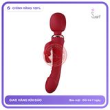 Chày Rung Massage 2 Đầu Peter Nhánh Thỏ chính hãng - chất liệu an toàn cho da, dễ vệ sinh, êm ái khi dùng - giao hàng che tên kín đáo