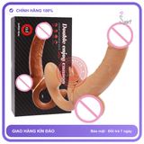 Dương Vật Less Double Enjoy Cannon chính hãng - chất liệu an toàn cho da, dễ vệ sinh, êm ái khi dùng - giao hàng che tên kín đáo