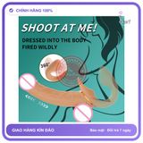 Dương Vật Less Double Enjoy Cannon chính hãng - chất liệu an toàn cho da, dễ vệ sinh, êm ái khi dùng - giao hàng che tên kín đáo