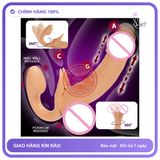 Dương Vật Less Double Enjoy Cannon chính hãng - chất liệu an toàn cho da, dễ vệ sinh, êm ái khi dùng - giao hàng che tên kín đáo
