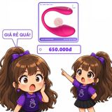Trứng Rung Dương Vật Hseaxx điều khiển Qua App chính hãng - chất liệu an toàn cho da, dễ vệ sinh, êm ái khi dùng - giao hàng che tên kín đáo