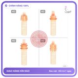 Bao Cao Su Đôn Đầu Gai New chính hãng - có gai nổi, ôm sát cảm giác thật, chất liệu latex an toàn - giao hàng che tên kín đáo