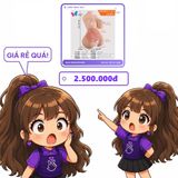 Khối Bán Thân Không Rung 7,5kg chính hãng - chất liệu an toàn cho da, dễ vệ sinh, êm ái khi dùng - giao hàng che tên kín đáo