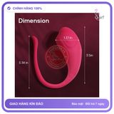 Trứng Rung Bump Orgasm Red Điều Khiển Qua App chính hãng - silicone mềm, chất liệu an toàn cho da, dễ vệ sinh - giao hàng che tên kín đáo