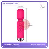 Chày Rung Massage Mini Vibrator 20 Chế Độ chính hãng - 20 chế độ rung, sạc USB, silicone mềm mại - giao hàng che tên kín đáo
