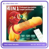 Vòng Rung Lưỡi Liếm 4in1 điều khiển Qua App chính hãng - chất liệu an toàn cho da, dễ vệ sinh, êm ái khi dùng - giao hàng che tên kín đáo