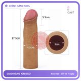 BAO CAO SU ĐÔN Lovetoy Nature Extender Tăng 5cm chính hãng - có hương thơm, ôm sát cảm giác thật, chất liệu latex an toàn - giao hàng che tên kín đáo