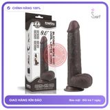 Dương Vật Lovetoy Da Đen Mềm không Rung 9 In chính hãng - chất liệu an toàn cho da, dễ vệ sinh, êm ái khi dùng - giao hàng che tên kín đáo