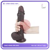 Dương Vật Lovetoy Da Đen Mềm không Rung 9 In chính hãng - chất liệu an toàn cho da, dễ vệ sinh, êm ái khi dùng - giao hàng che tên kín đáo