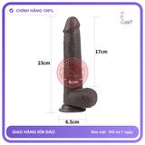 Dương Vật Lovetoy Da Đen Mềm không Rung 9 In chính hãng - chất liệu an toàn cho da, dễ vệ sinh, êm ái khi dùng - giao hàng che tên kín đáo