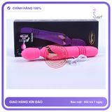 Chày Rung Massage 2 Đầu Manno Thụt chính hãng - 10 chế độ rung, silicone mềm, chất liệu an toàn cho da - giao hàng che tên kín đáo