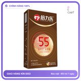 Bao Cao Su Size Lớn 55±2 Mm Hộp 10 Cái chính hãng - ôm sát cảm giác thật, chất liệu latex an toàn, hàng nhập khẩu - giao hàng che tên kín đáo