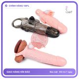 Bao Đôn Prettylove Brave Man Rung 2 Đầu chính hãng - ôm sát cảm giác thật, chất liệu latex an toàn, hàng nhập khẩu - giao hàng che tên kín đáo