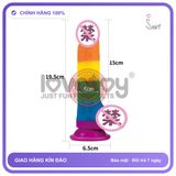 Dương Vật Lovetoy 7 Màu Mền không Rung (Có Bìu) chính hãng - chống nước, silicone cao cấp, chất liệu an toàn cho da - giao hàng che tên kín đáo