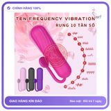 Đạn Rung Yeain 10 Chế Độ chính hãng - 10 chế độ rung, sạc USB, chống nước - giao hàng che tên kín đáo