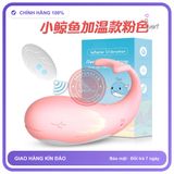 Trứng Rung Cá Voi Nhiệt Điều Khiển Từ Xa chính hãng - có sưởi ấm, rung êm không tiếng động, chống nước - giao hàng che tên kín đáo