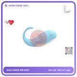 Trứng Rung Cá Voi Nhiệt Điều Khiển Từ Xa chính hãng - có sưởi ấm, rung êm không tiếng động, chống nước - giao hàng che tên kín đáo