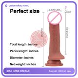 Dương Vật Đóng Mềm không Rung chính hãng - chất liệu an toàn cho da, dễ vệ sinh, êm ái khi dùng - giao hàng che tên kín đáo