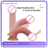Dương Vật Đóng Mềm không Rung chính hãng - chất liệu an toàn cho da, dễ vệ sinh, êm ái khi dùng - giao hàng che tên kín đáo