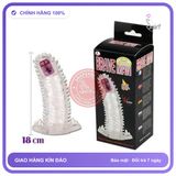Bao Đôn Brave Man Rung Đầu New chính hãng - có gai nổi, ôm sát cảm giác thật, chất liệu latex an toàn - giao hàng che tên kín đáo