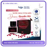 Nước Hoa Vùng Kín Feelex Desire 5ml chính hãng - chất liệu an toàn cho da, dễ vệ sinh, êm ái khi dùng - giao hàng che tên kín đáo