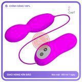Trứng Rung Prettylove Vega Ngoáy chính hãng - 12 chế độ rung, điều khiển từ xa, silicone mềm - giao hàng che tên kín đáo