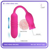 Trứng Rung Prettylove Nobikuma Thụt chính hãng - rung nhấp chuyển động đẩy tới và lui tự động, silicone mềm mại, chất liệu an toàn cho da - giao hàng che tên kín đáo