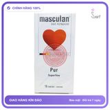 Bao Cao Su Masculan Trắng Hộp 10 Cái chính hãng - siêu mỏng, hộp 03 cái, ôm sát cảm giác thật - giao hàng che tên kín đáo