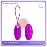 Trứng Rung Prettylove Joanna Điều Khiển Từ Xa chính hãng - 12 chế độ rung, sạc USB, rung êm không tiếng động - giao hàng che tên kín đáo