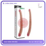 Dương Vật Lovetoy 2 Đầu không Rung chính hãng - silicone mềm mại, chất liệu an toàn cho da, dễ vệ sinh - giao hàng che tên kín đáo