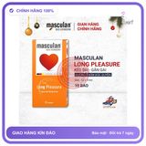 Bao Cao Su Masculan Cam Hộp 10 Cái Đức (Loại 1) chính hãng - nhiều gel bôi trơn, hỗ trợ kéo dài, có hương thơm - giao hàng che tên kín đáo