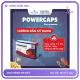 (Che Tên) Viên uống Powercaps For Women hỗ trợ tăng cường sinh lý và cân bằng nội tiết tố nữ (30 viên) - Nutramed 834976 Hộp Trắng Kín