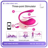 Trứng Rung Jumping Điều Khiển Qua App chính hãng - 9 chế độ rung, điều khiển từ xa, chất liệu an toàn cho da - giao hàng che tên kín đáo