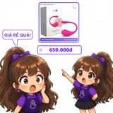 Trứng Rung Jumping Điều Khiển Qua App chính hãng - 9 chế độ rung, điều khiển từ xa, chất liệu an toàn cho da - giao hàng che tên kín đáo