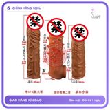 Bao Đôn Top Notch Gân chính hãng - ôm sát cảm giác thật, chất liệu latex an toàn, hàng nhập khẩu - giao hàng che tên kín đáo
