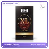 Bao Cao Su Size Lớn Xl Hộp 10 Cái chính hãng - ôm sát cảm giác thật, chất liệu latex an toàn, hàng nhập khẩu - giao hàng che tên kín đáo
