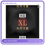 Bao Cao Su Size Lớn Xl Hộp 10 Cái chính hãng - ôm sát cảm giác thật, chất liệu latex an toàn, hàng nhập khẩu - giao hàng che tên kín đáo