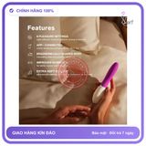 Máy Rung Điểm G LELO LIV 3 Dáng Cong chính hãng - 8 chế độ rung, sạc USB, điều khiển qua app - giao hàng che tên kín đáo