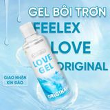 Gel Bôi Trơn Feelex Love Gel Original chính hãng - gốc nước không dính rít, dịu nhẹ an toàn cho da, dễ rửa sạch - giao hàng che tên kín đáo