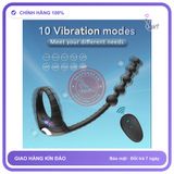 Bộ Vòng Đeo Hạt Hậu Môn Đen chính hãng - chất liệu an toàn cho da, dễ vệ sinh, êm ái khi dùng - giao hàng che tên kín đáo
