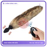 Đuôi Cáo Dài Rung Đủ Màu Điều Khiển Từ Xa chính hãng - silicone mềm mại, chất liệu an toàn cho da, dễ vệ sinh - giao hàng che tên kín đáo