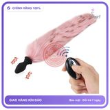 Đuôi Cáo Dài Rung Đủ Màu Điều Khiển Từ Xa chính hãng - silicone mềm mại, chất liệu an toàn cho da, dễ vệ sinh - giao hàng che tên kín đáo