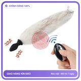 Đuôi Cáo Dài Rung Đủ Màu Điều Khiển Từ Xa chính hãng - silicone mềm mại, chất liệu an toàn cho da, dễ vệ sinh - giao hàng che tên kín đáo